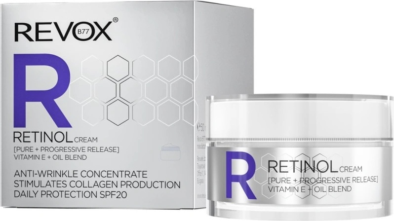 Revox Cosmetics REVOX B77 Retinol Daily Protection Spf 20 Дневен крем дамски 50ml