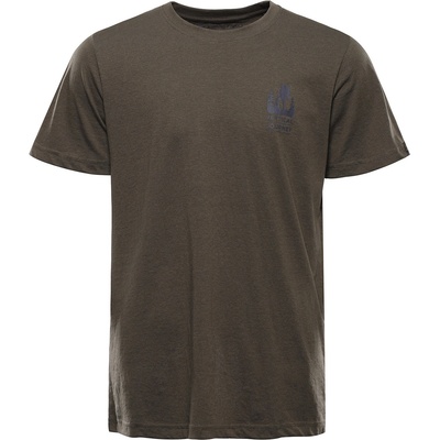 ALPINE PRO Мъжка тениска от немачкащ се материал ALPINE PRO NOGER каменносиво вариант pb ALPINE PRO | Kafyav Bezhov | МЪЖЕ | XXL