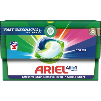 Ariel All in1 Pods Color gelové kapsle 20 PD
