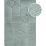 Flair Rugs Тюркоазен ръчно изработен вълнен килим 200x290 cm Zen Garden - Flair Rugs (503119380333)