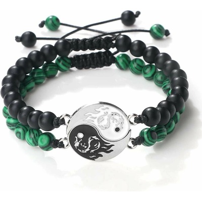 Predator Q1 Korálkový náramok Yin Yang XHB 28