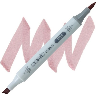 Lihová fixa COPIC Ciao oboustranná Brush & Chisel, Lipstick natural (E04)