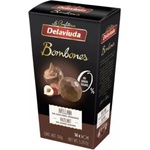 DELAVIUDA Шоколадови млечни бонбони без захар 150 г