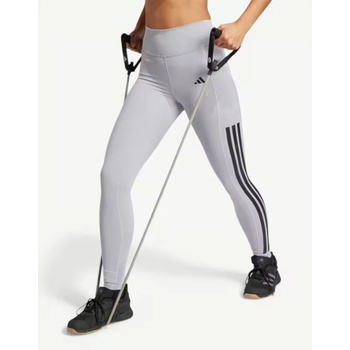Adidas Optimе 3-Stripes Full-Length Leggings Grey