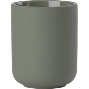 Zone Чаша за четка за зъби UME 10 cм, маслиненозелена, керамика, Zone Denmark (ZO26430)
