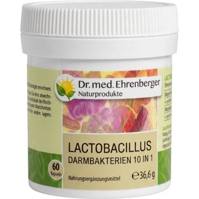 Dr. Ehrenberger Naturprodukte Лактобацилус Чревни бактерии 10в1 - 60 капсули