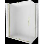 Mexen Velar плъзгаща се душ кабина 140 x 75 см, матирана, златна - 871-140-075-31-50 (871-140-075-31-50)