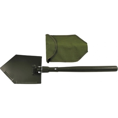 MFH Poľná lopata s drevenou rukoväťou, olivová, 62cm