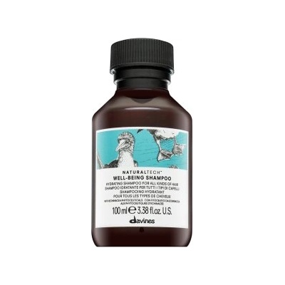 Davines Natural Tech Well-Being Shampoo подхранващ шампоан за гладкост и блясък на косата 100 ml