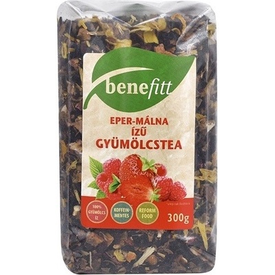Benefitt Ovocný sypaný čaj s jahodovou a malinovou príchuťou 300 g