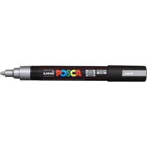 uni Декоративен маркер, 1, 8-2, 5 мм, UNI "Posca PC-5M", сребърен 286674000 (286674000)
