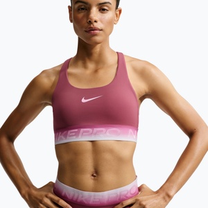 Nike Спортен сутиен Nike Pro pink smoke/pink smoke/pink rise