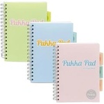 Pukka Pad Тетрадка със спирала A5 100 листа 3 теми Pastel