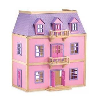 Melissa & Doug Дървена къща за кукли на 3 нива, 14570 Melissa and Doug, 000772145701