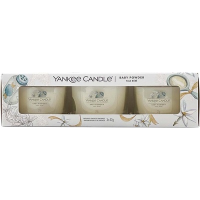 YANKEE CANDLE Baby Powder 3× 37 g