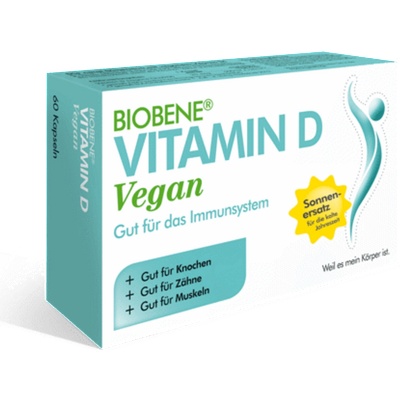 BIOBENE Витамин d (Веган) - 60 капсули