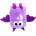 Crafty Climbing Торбичка за магнезий Crafty climbing Bat Chalk Bag - Violet - размер One Size (335-0451-0311)