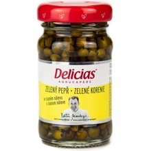 Delicias Zelený pepř ve slaném nálevu 67 ml