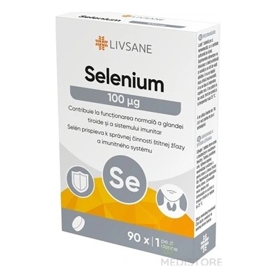 LIVSANE Selén 100 µg 90 tabliet