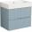 Inter Ceramic Конзолен PVC шкаф за баня ELORIA 7056BL, Inter Ceramic, 55x44x70см (7056BL)
