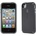 Speck CandyShell Satin - хибриден гумиран кейс за iPhone 4/4S (черен)