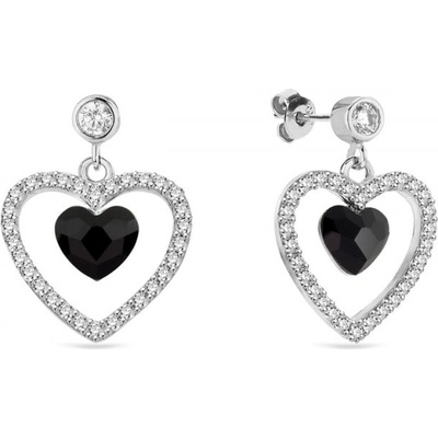 Spark černé se Swarovski Elements Amour KCC28086J Jet