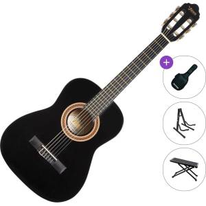 Valencia VC102 Standard SET Black Класическа китара с размер 1/2