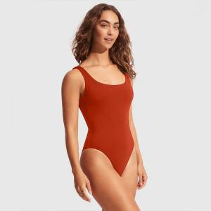  Цял бански YWQL-2320 red