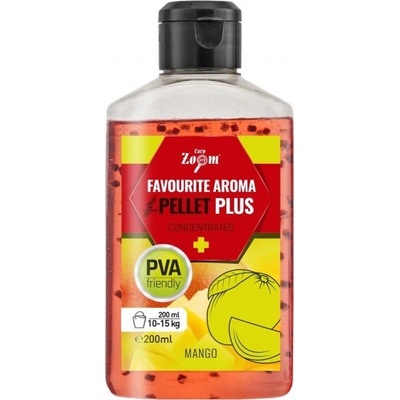 Carp Zoom Booster Favourite Aroma Liquid Pellet Plus Mango 200 ml