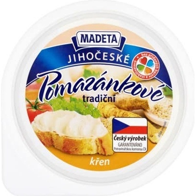 Madeta Jihočeské tradiční Pomazánkové s křenem 6 x 150 g – Zboží Dáma
