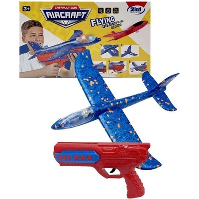 MAC TOYS SPORTO Vystreľovacie penové lietadlo so svetlom, Mix Produktov