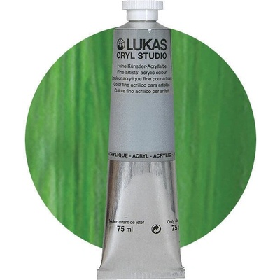 LUKAS Cryl Studio АКРИЛНА боя Permanent Green Light 75 ml 1 бр (47630010)