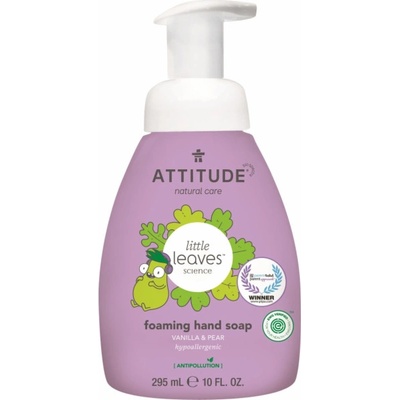 Attitude Little Leaves pěnové mýdlo na ruce vanilka a hruška 295 ml