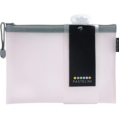 Obálka se zipem síťovaná A5 - PASTELINI růžová