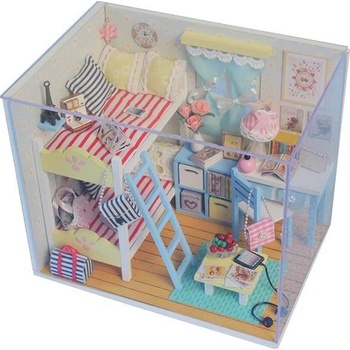 Dvěděti miniatura domečku Návrat do dětství