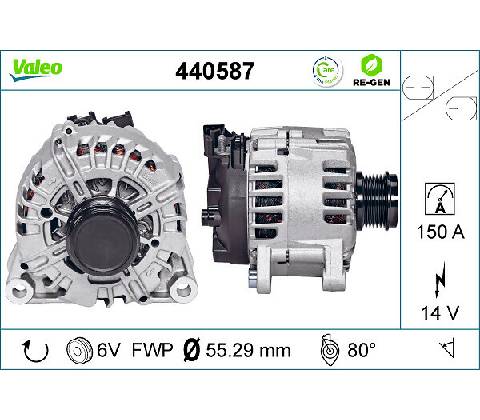 Alternátor VALEO 440587