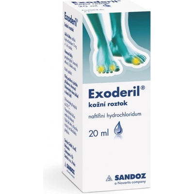 Exoderil 10 mg/ml kožný roztok, 20 ml