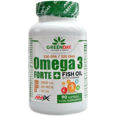 AmixPerformance Omega 3 D3 + K2 + E 90 kapslí