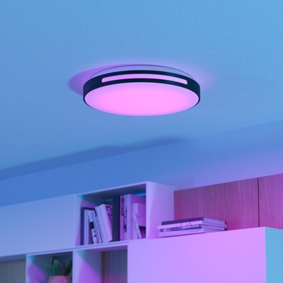 EGLO 300687-LED RGBW димируемо таванно осветително тяло MONTEGRANARO-Z LED/18, 5W/230V черно + с дистанционно управление (EG300687)