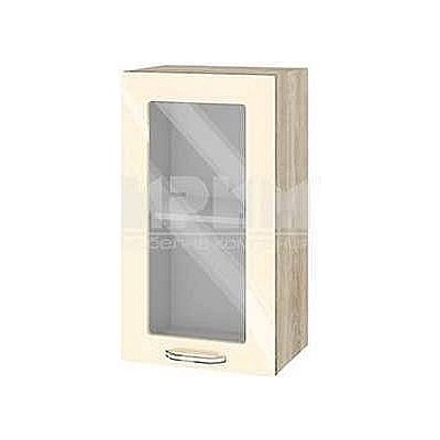 ИРИМ Горен кухненски шкаф Сити АРФ-Бежово гланц-05-202 40 см