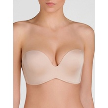 Wonderbra Ultimate Strapless bardot push-up bez kostic tělová