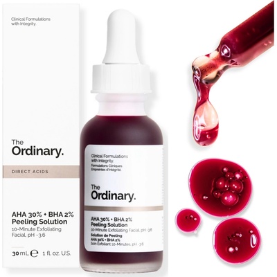 The Ordinary Peeling na obličej AHA 30% + BHA 2% Peeling Solution 30 ml – Hledejceny.cz