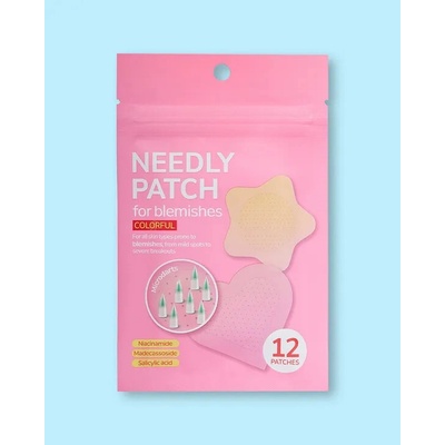 Needly Náplasti na Oči s mikroihličkami na vyrážky Patch For Blemishes Colorful 12 ks