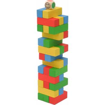 M.I.K. Toys Jenga věž mini barevná