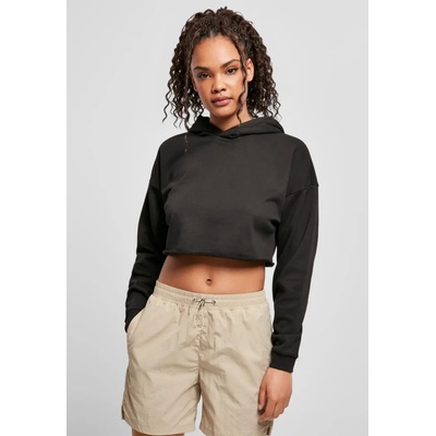 Urban Classics Дамски къс суичър в черен цвят Urban ClassicsUB-TB4356-00007 - Черен, размер 4XL