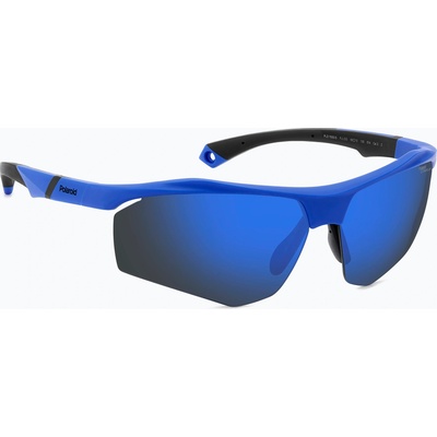 Polaroid Слънчеви очила Polaroid PLD 7055/S matte blue/blue mirror polarized high contrast