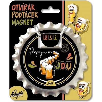 Nekupto Otvírák na pivo, podtácek - Dopiju a jdu