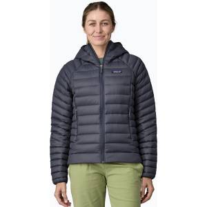 Patagonia Дамско пухено яке Patagonia Down Sweater Hoody smolder blue