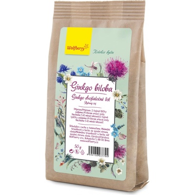 Wolfberry Ginkgo biloba jinan list bylinný čaj 50 g