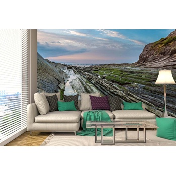 DIMEX ART s. r. o Самозалепваща се флизелинова фототапета брегова линия 375 x 250 см